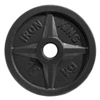 диск чугунный iron king star 51 мм 15 кг. черный