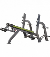скамья для жима под углом вниз x-line хr306