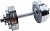 гантель разборная flexter 15 кг (1 шт в уп) 25 мм fl92049
