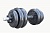 гантель разборная titan 18 кг (гриф 40 см + диски 2х5 кг, 2х2.0 кг, 2х1.25 кг)